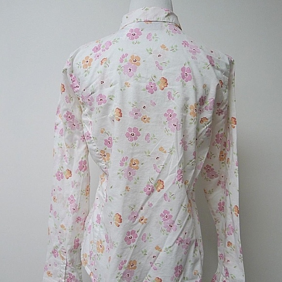 Jordache floral print long sleeve shirt - Picture 3 of 6